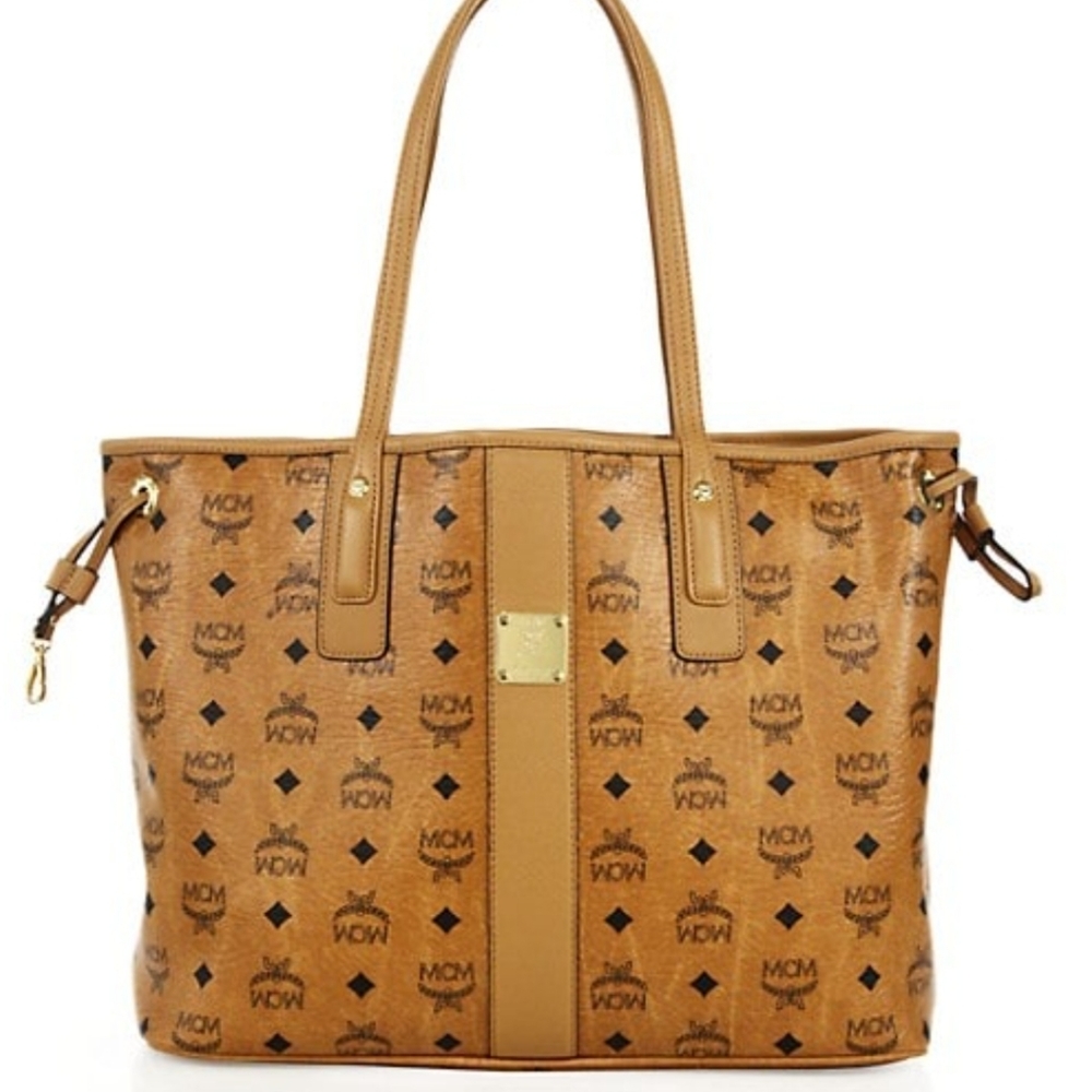 MCM Medium Liz Reversible Visetos Shopper - Picture 1 of 12